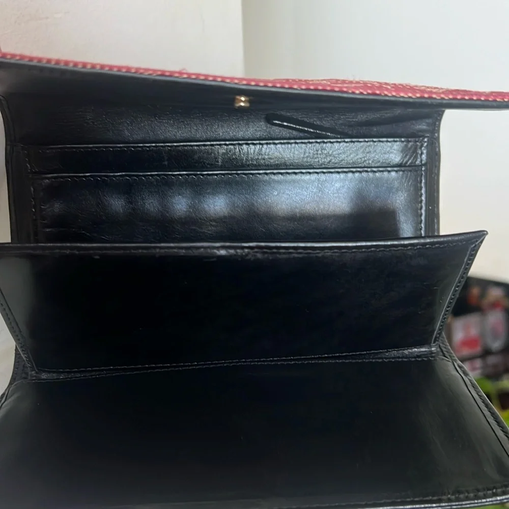 Kate Spade New York Pink Dot Noel & Black Leather Wallet - Picture 5 of 7